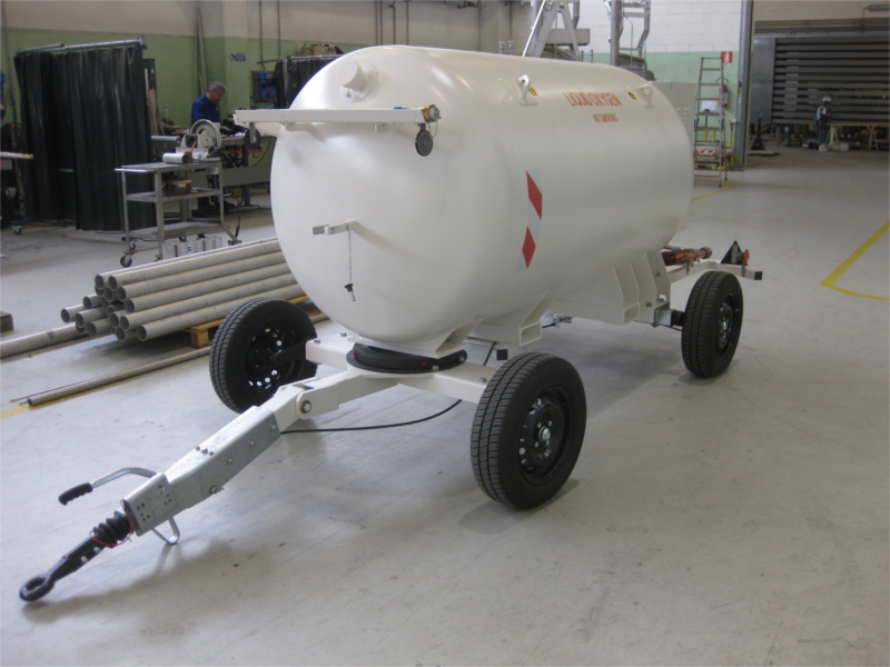 200 Gls LOX transportable storage tank