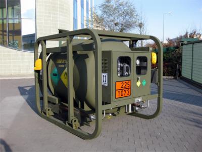 500 Gls LOX air-transportable storage tank